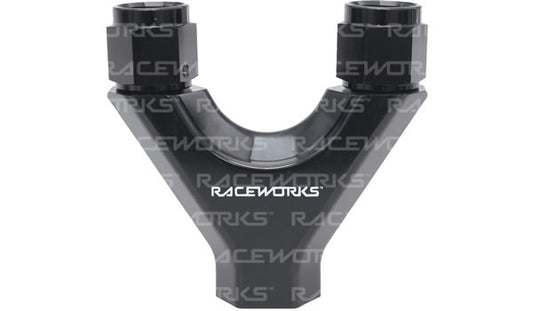 Raceworks AN Y-Block Swivel to ORB