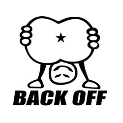 Sticker - Back Off