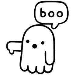 Sticker - Boo