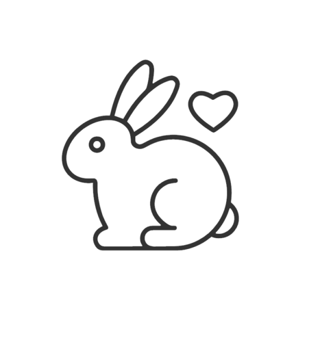 Sticker - Bunny & Heart