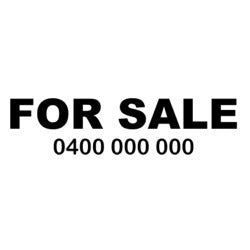Sticker - For Sale