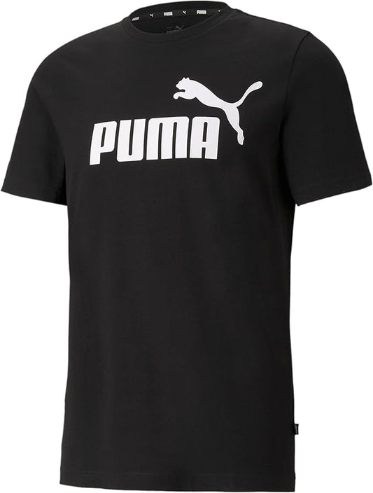 PUMA ESSENTIALS+ LOGO BLACK TEE
