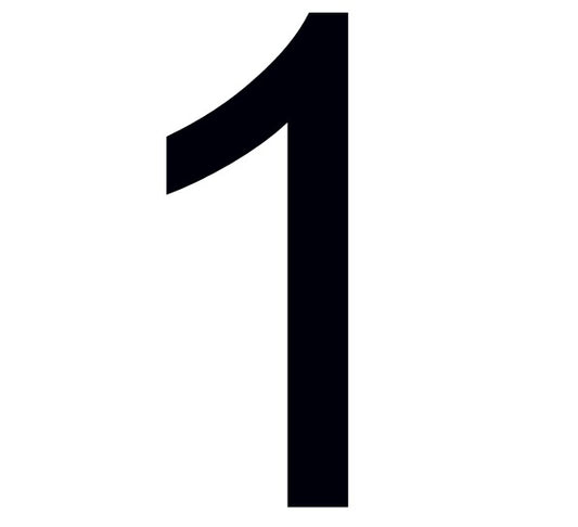 Sticker - Roof Number