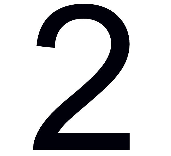 Sticker - Roof Number