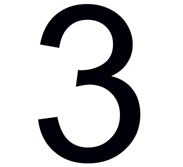 Sticker - Roof Number