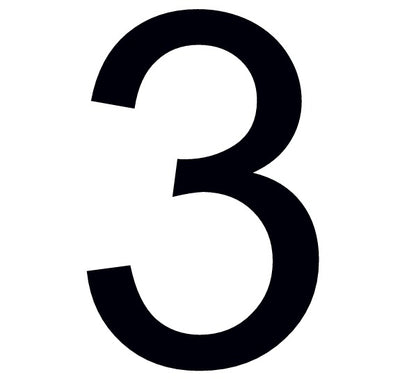 Sticker - Roof Number