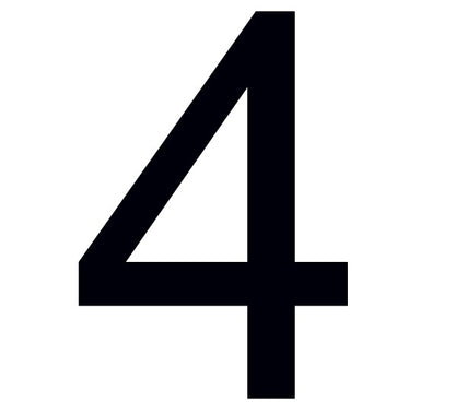 Sticker - Roof Number