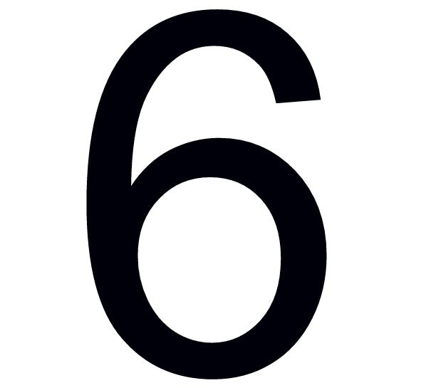 Sticker - Roof Number