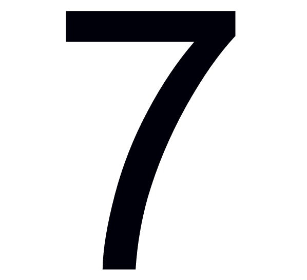 Sticker - Roof Number
