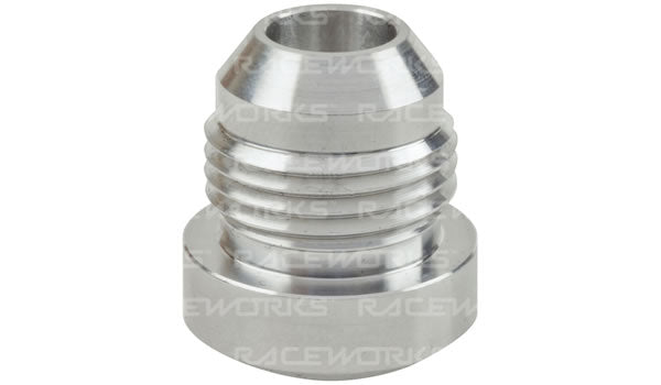 Raceworks AN Male Flare Weld On Aluminium - Stepped